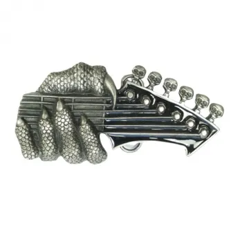 Belt Buckle Guitar Head with Hand