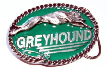 Gürtelschnalle Greyhound