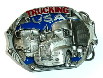 Gürtelschnalle Trucking USA