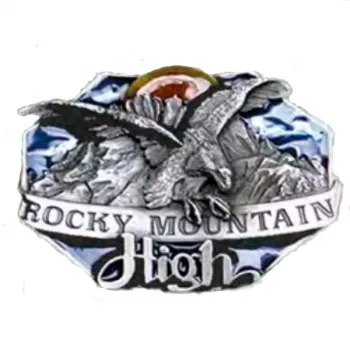 Gürtelschnalle Rocky Mountain High