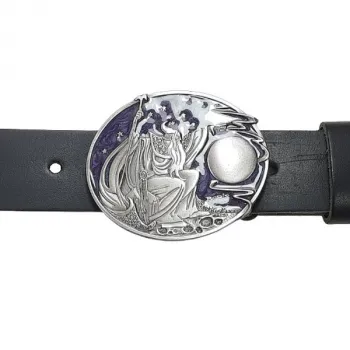 Belt Buckle Wizard Fortune Teller Astrologer with belt