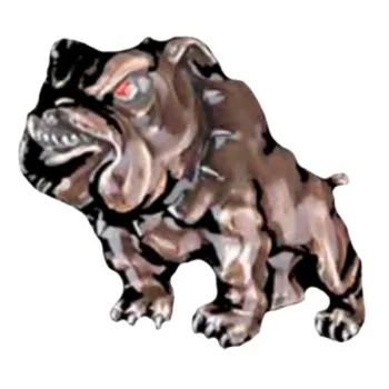 Guertelschnalle Bulldogge