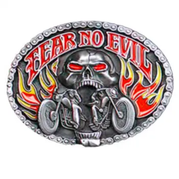 Belt Buckle Fear no Evil