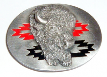 Gürtelschnalle Büffel