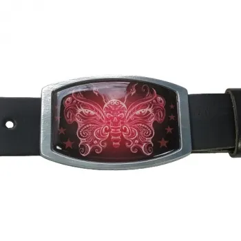 Design Belt Buckle D. Vicente - Butterfly with belt