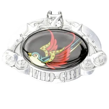 Design Belt Buckle D. Vicente - Wild Girl - Bird