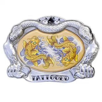 Design Belt Buckle D. Vicente - Tattooed Fish