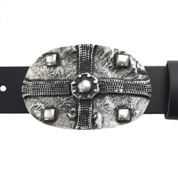 Preview: Gürtelschnalle Kreuz antik