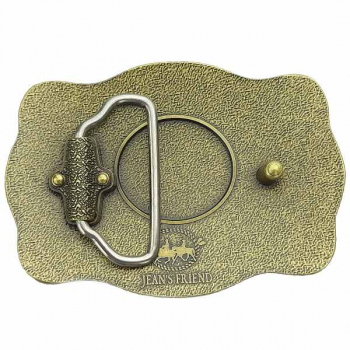 Preview: Gürtelschnalle Ranken Rückseite