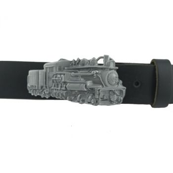 Preview: Belt Buckle Steam Locomotive + Tender - with belt