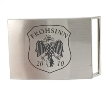 Custom Belt Buckle with Logo laser engraved Logo