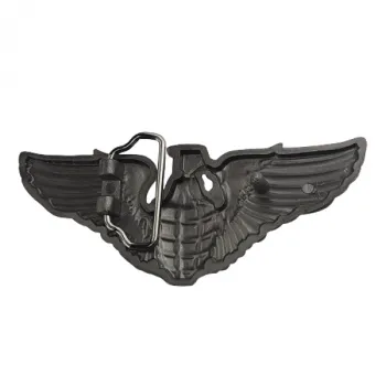 Belt Buckle Grenade with Wings back