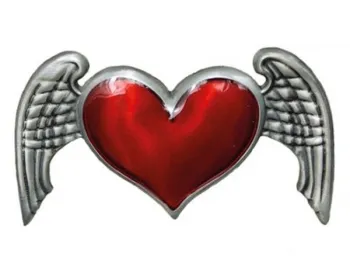 Buckle Heart on Wings