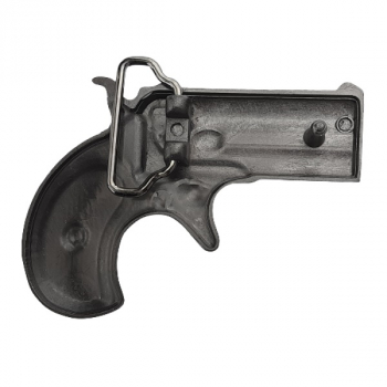 Preview: Belt Buckle Pistol Deringer Double Barrel back