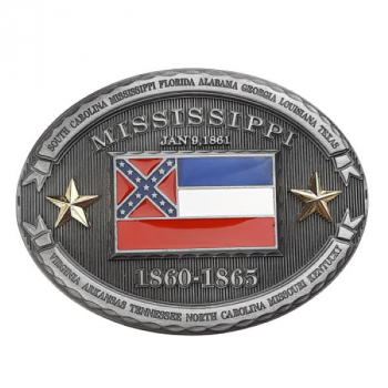 Gürtelschnallen Florida, Georgia, Louisiana Buckles "Western Style" US-Flag 