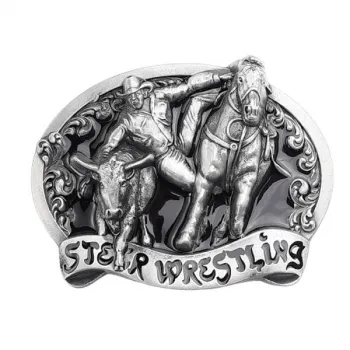 Belt Buckle Steer Wrestling