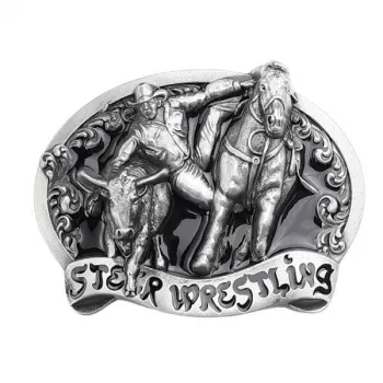 Gürtelschnalle Steer Wrestling