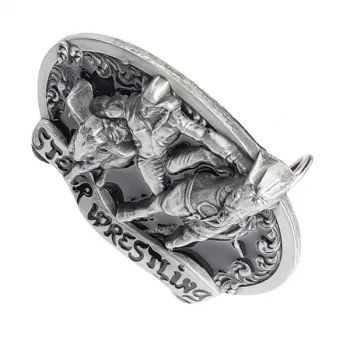 Belt Buckle Steer Wrestling