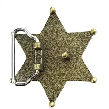 Belt Buckle Sheriff Star