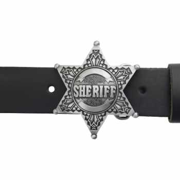 Preview: Belt Buckle Sheriff Star