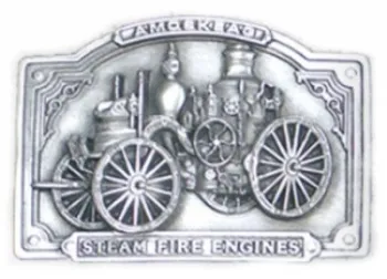Belt Buckle Steam Fire Engine
