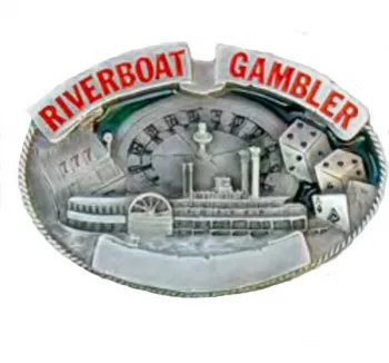 Gürtelschnalle Riverboat Gambler