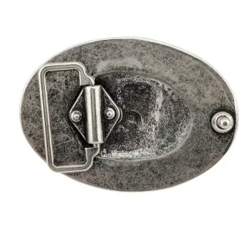 Belt Buckle Cowboy Boots with Heart + flower tendrils - back