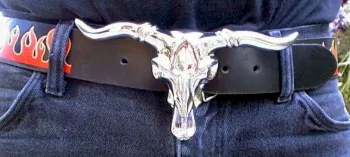 Buckle Bull Skull