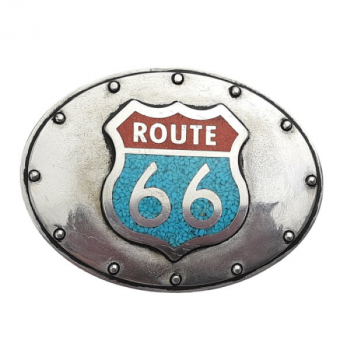 Gürtelschnalle Route 66