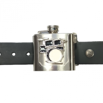 Belt Buckle Drums with Flask with belt