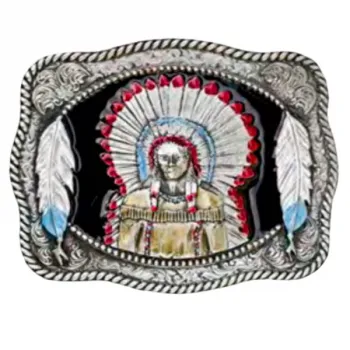 Guertelschnalle Indianerhaeuptling