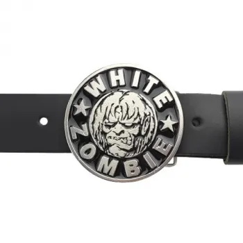 Gürtschnalle White Zombie am Gürtel