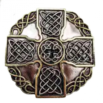 Guertelschnalle Keltisches Kreuz