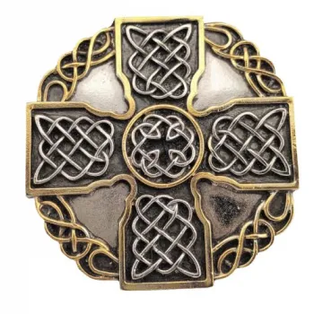 Guertelschnalle Keltisches Kreuz