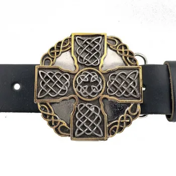 Guertelschnalle Keltisches Kreuz