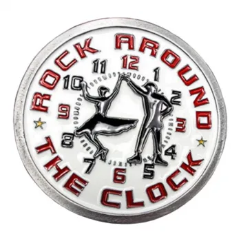 Guertelschnalle Rock around the clock