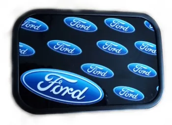 Belt Buckle Ford Logos, rectangle
