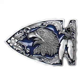 Belt Buckle Arrowhead with Eagle Head