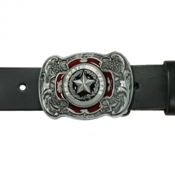 Belt Buckle Texas - US State with belt