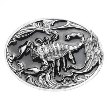 Belt Buckle Scorpion with diamond cut