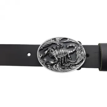 Belt Buckle Scorpion with diamond cut with belt