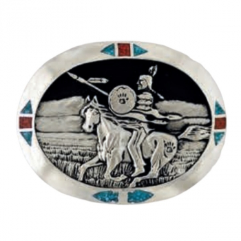 Gürtelschnalle Indianer