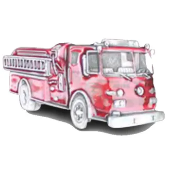 Guertelschnalle Feuerwehrauto