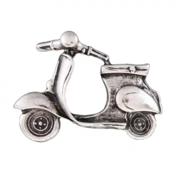 Design Gürtelschnalle Roller Silber von Umjubelt