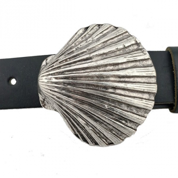 Preview: Design Gürtelschnalle Muschel groß von Umjubelt