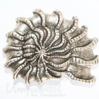 Design Belt Buckle Fantasy Shell silver from Umjubelt