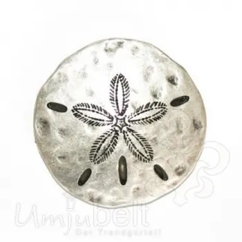 Design Belt Buckle Sand Dollar silver from Umjubelt