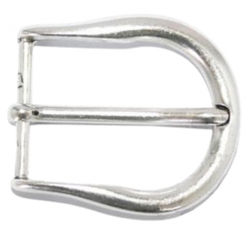 Design-Halbschnalle Oval Silber von Umjubelt