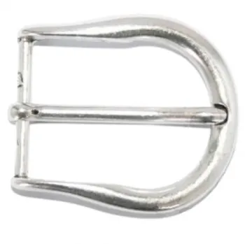 Design-Halbschnalle Oval Silber von Umjubelt