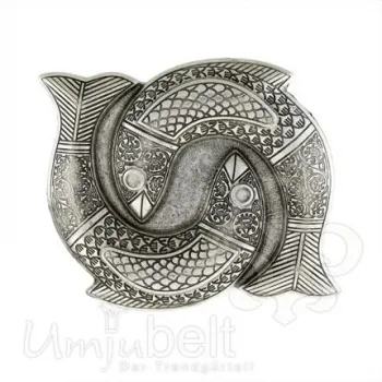 Design Gürtelschnalle Playing Fish von Umjubelt